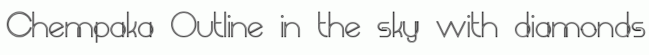 Chempaka Outline