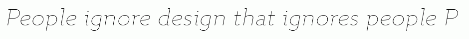 Quiza Pro Thin Italic