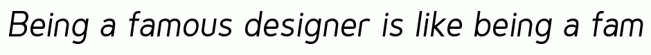 Genius Regular Italic