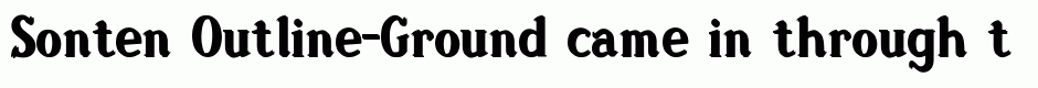 Sonten Outline-Ground
