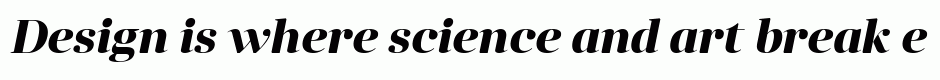 Anglecia Pro Display Bold Italic
