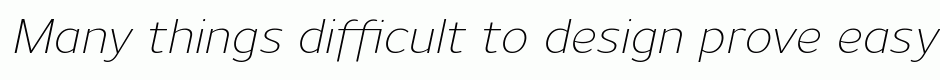 Uniman Light Italic