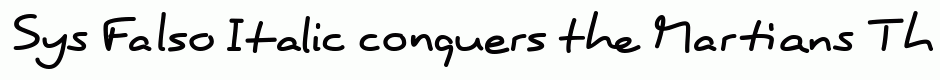 Sys Falso Italic