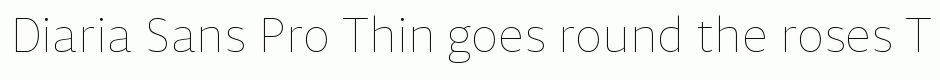 Diaria Sans Pro Thin