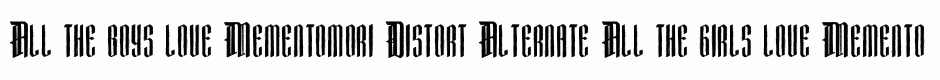 Mementomori Distort Alternate