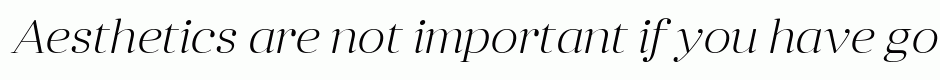 Anglecia Pro Display ExtraLight Italic