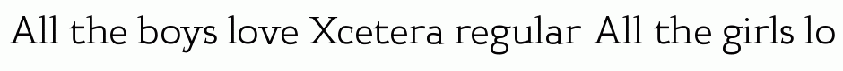 Xcetera regular