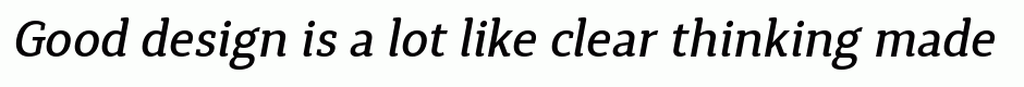 Synerga Pro Medium Italic