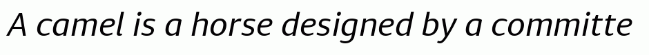 Diaria Sans Pro Italic