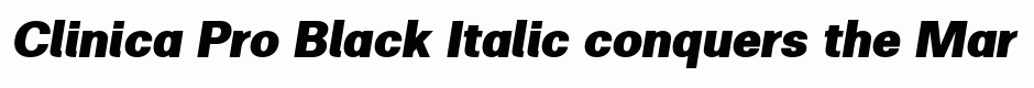 Clinica Pro Black Italic