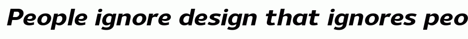 Uniman ExtraBold Italic