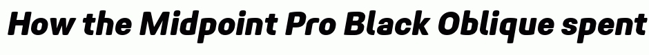 Midpoint Pro Black Oblique