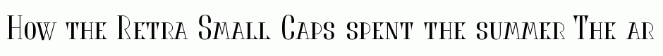 Retra Small Caps