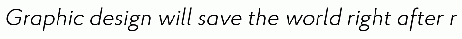 Proba Pro Light Italic