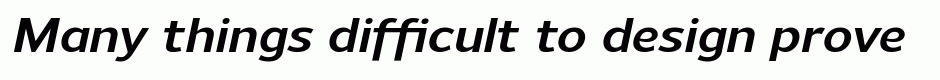 Uniman Bold Italic