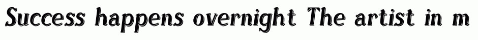 Sonten-3D Italic