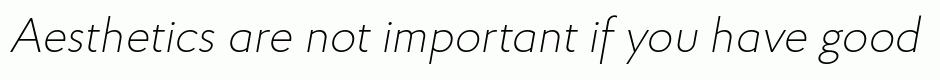 Proba Pro ExtraLight Italic