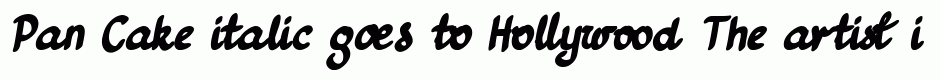 Pan Cake italic