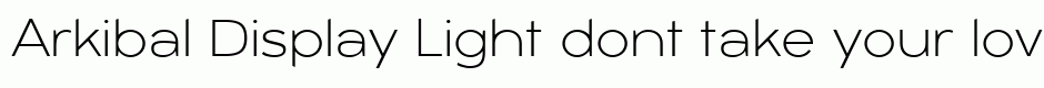 Arkibal Display Light