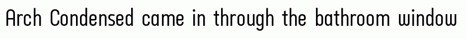 Arch Condensed