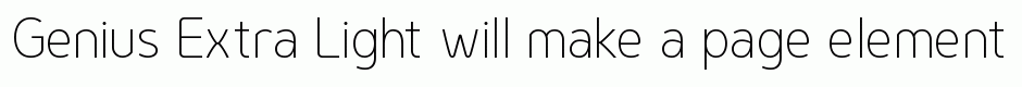 Genius Extra Light