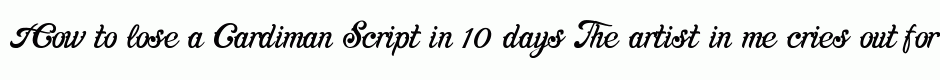 Cardiman Script