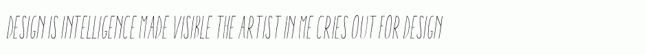 Aracne Ultra Condensed Light Italic