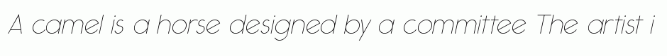 Ealing thin italic