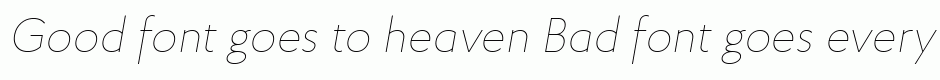Proba Pro Thin Italic