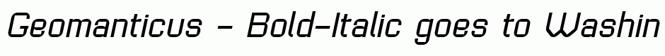 Geomanticus - Bold-Italic