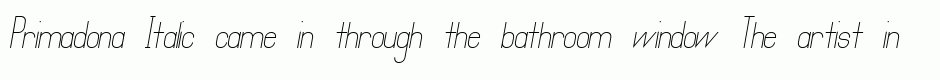 Primadona Italic