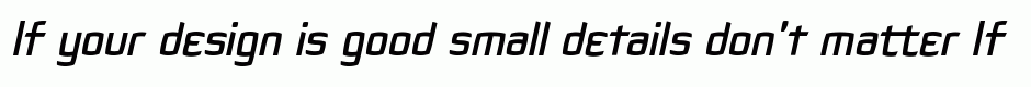 Quam bold italic