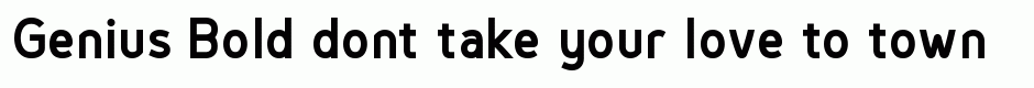 Genius Bold