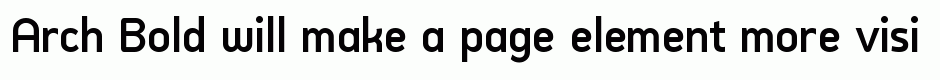 Arch Bold