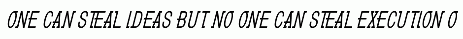 GL Benicassim bold oblique