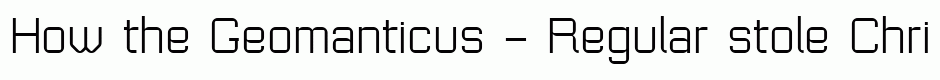 Geomanticus - Regular