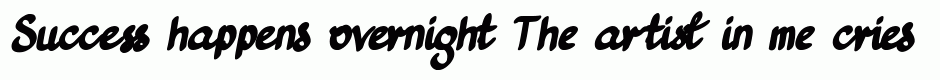 Pan Cake italic