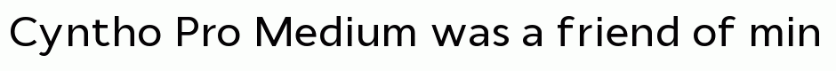 Cyntho Pro Medium