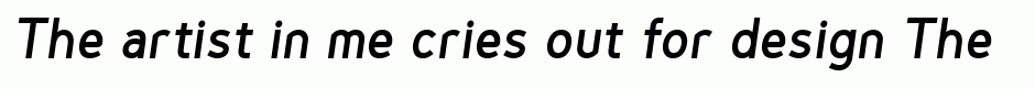 Genius Semibold Italic