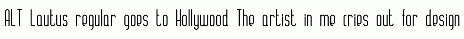 ALT Lautus regular