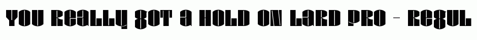 Lard Pro - Regular