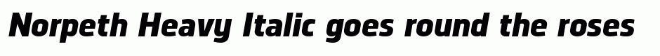 Norpeth Heavy Italic