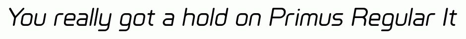 Primus Regular Italic