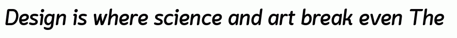 Lounge Bold Italic
