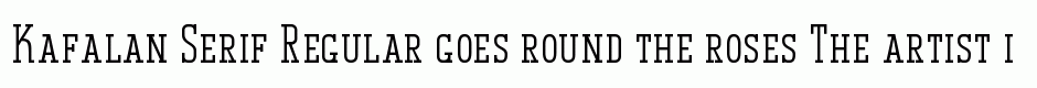 Kafalan Serif Regular