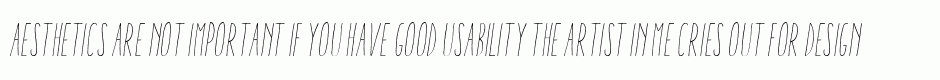 Aracne Ultra Condensed Light Italic
