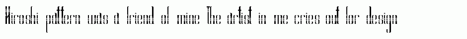 Hiroshi pattern