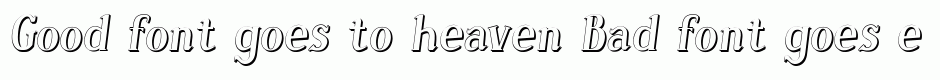 Sonten Outline-Italic