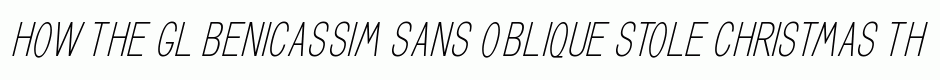 GL Benicassim sans oblique