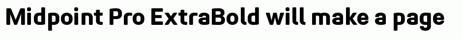 Midpoint Pro ExtraBold